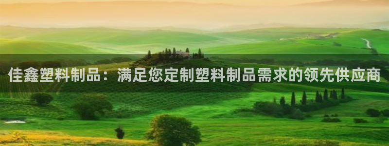 太阳成集团游戏合集：佳鑫塑料制品：满足您定制塑料制品需求的领