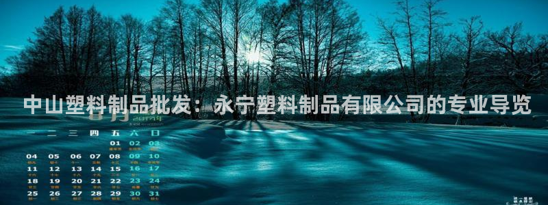 冷たい太阳： 中山塑料制品批发：永宁塑料制品有限公司的专业导